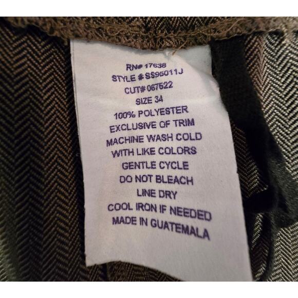 Maggie Barnes Button Up Jacket Woman Size 22 Red Brown Design SZ 34 Read - Picture 4 of 7